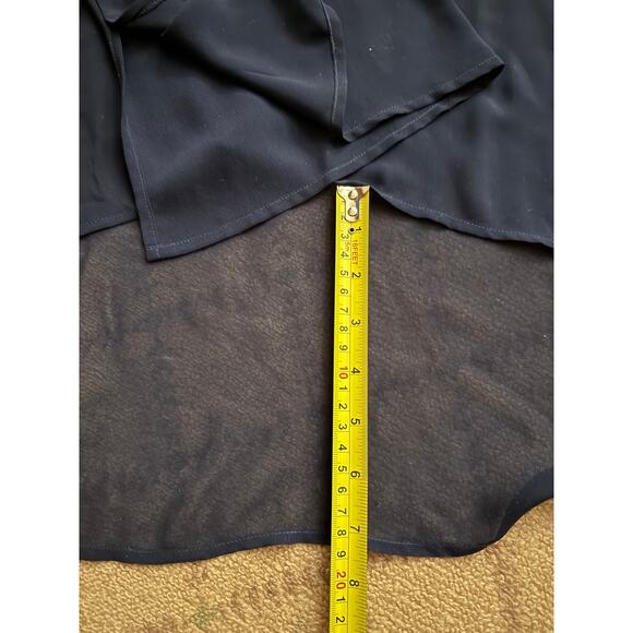 Patterson J. Kinkaid boho flowy gauze hooded pullover w long sleeves NWOT XS - Picture 8 of 14